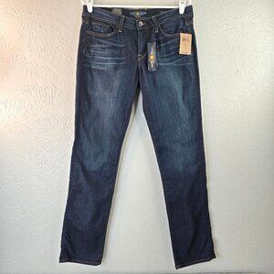 Lucky Brand Sweet Straight Jeans Women’s 12/31 Dark Wash Mid Rise Denim Pants